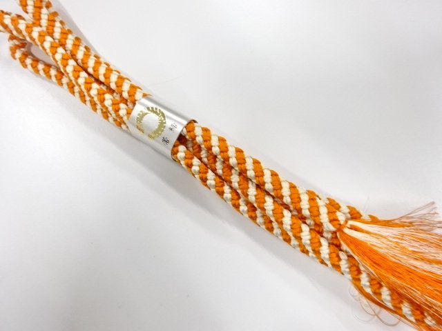 未使用品　正絹　手組帯締め
